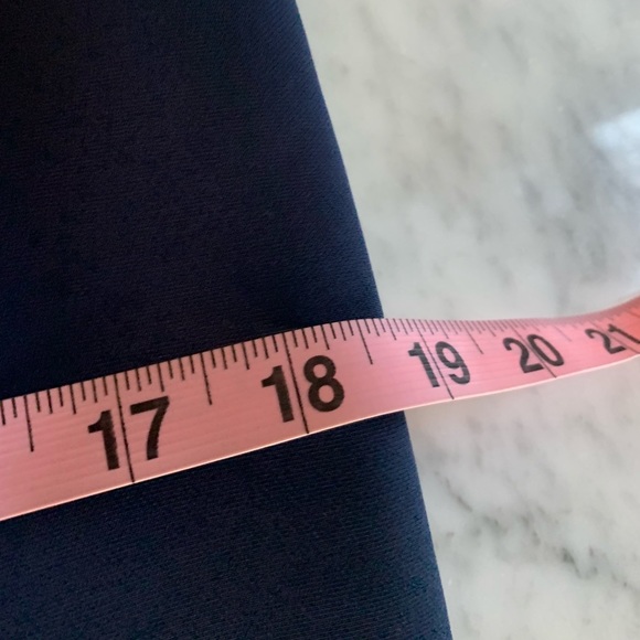 NWT Zara navy skirt with sparkle buttons and asymmetrical front size S - Picture 11 of 13